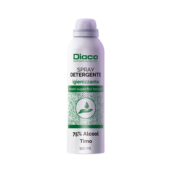Diaco is an antiseptic hand spray